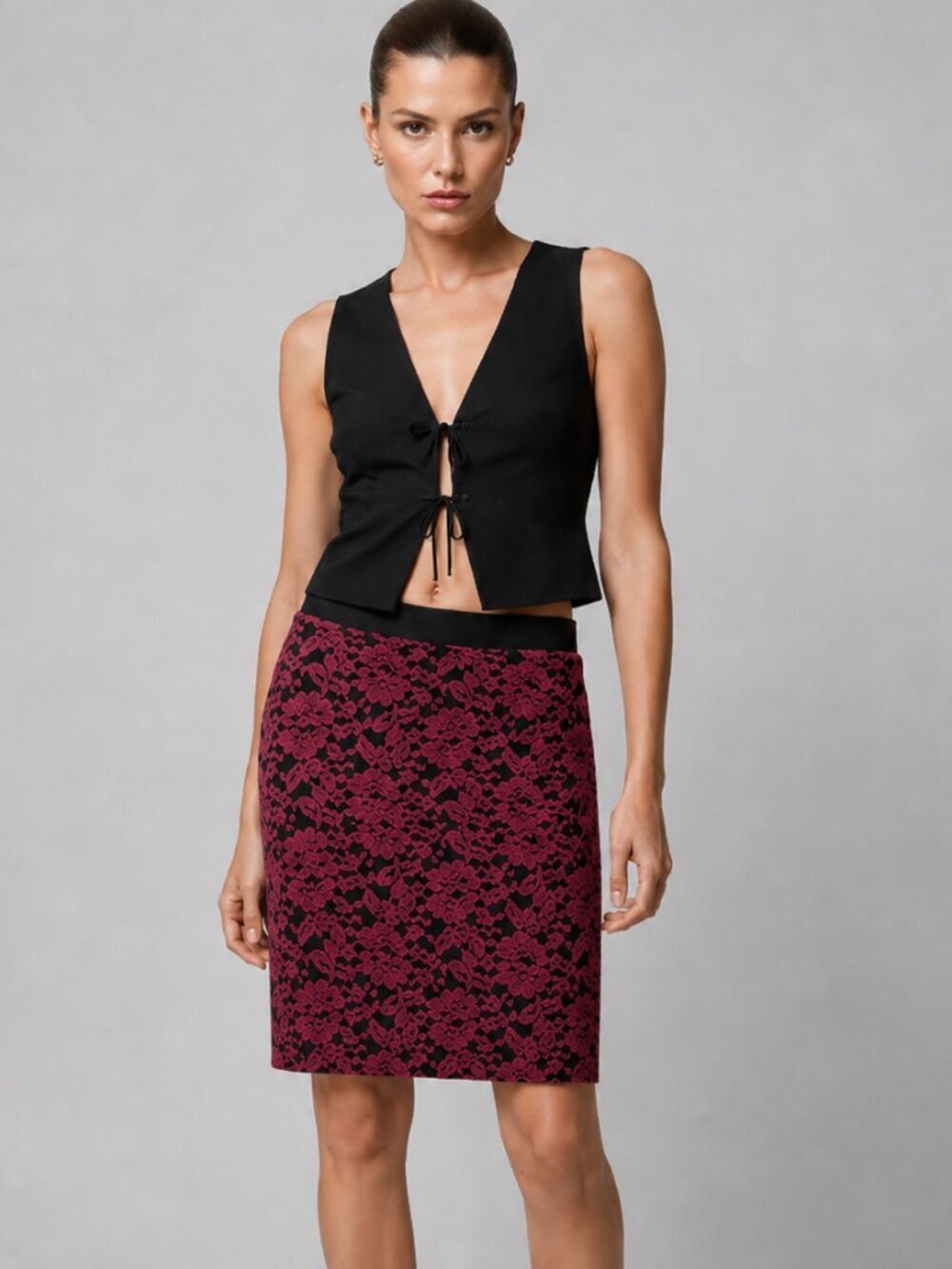 NWT Vintage NY Collection Lace Skirt